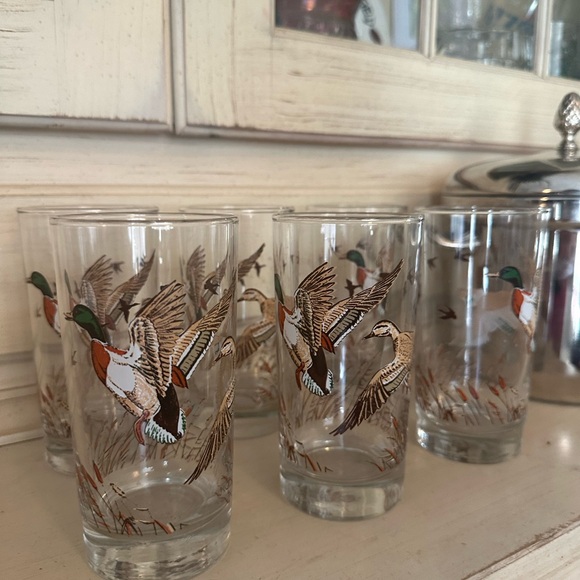Libbey Glass set of 6 wild game high ball glasses - Picture 2 of 4